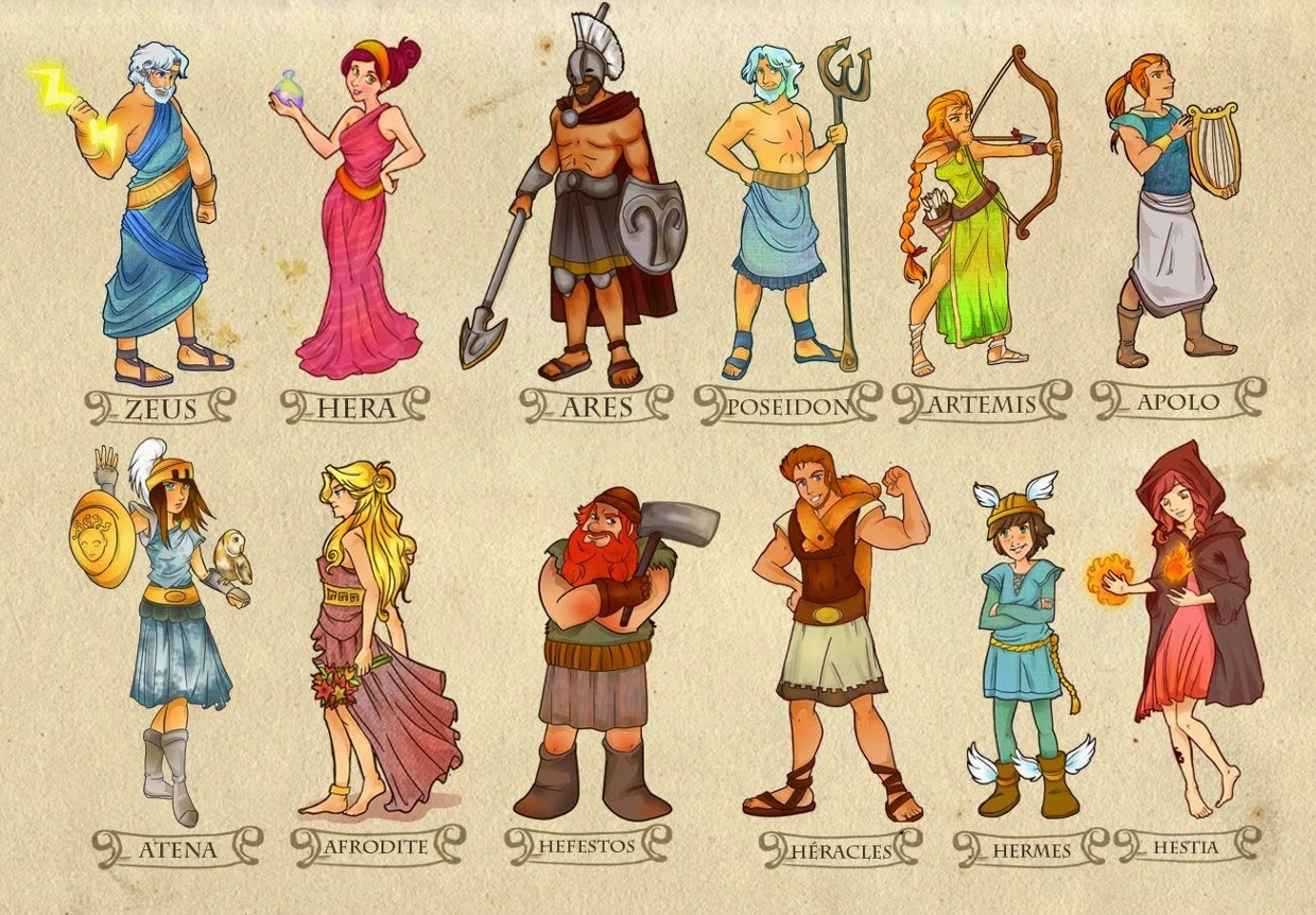 Greek Gods And Goddesses