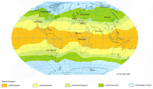 Strefy Klimatyczne Geography Quizizz