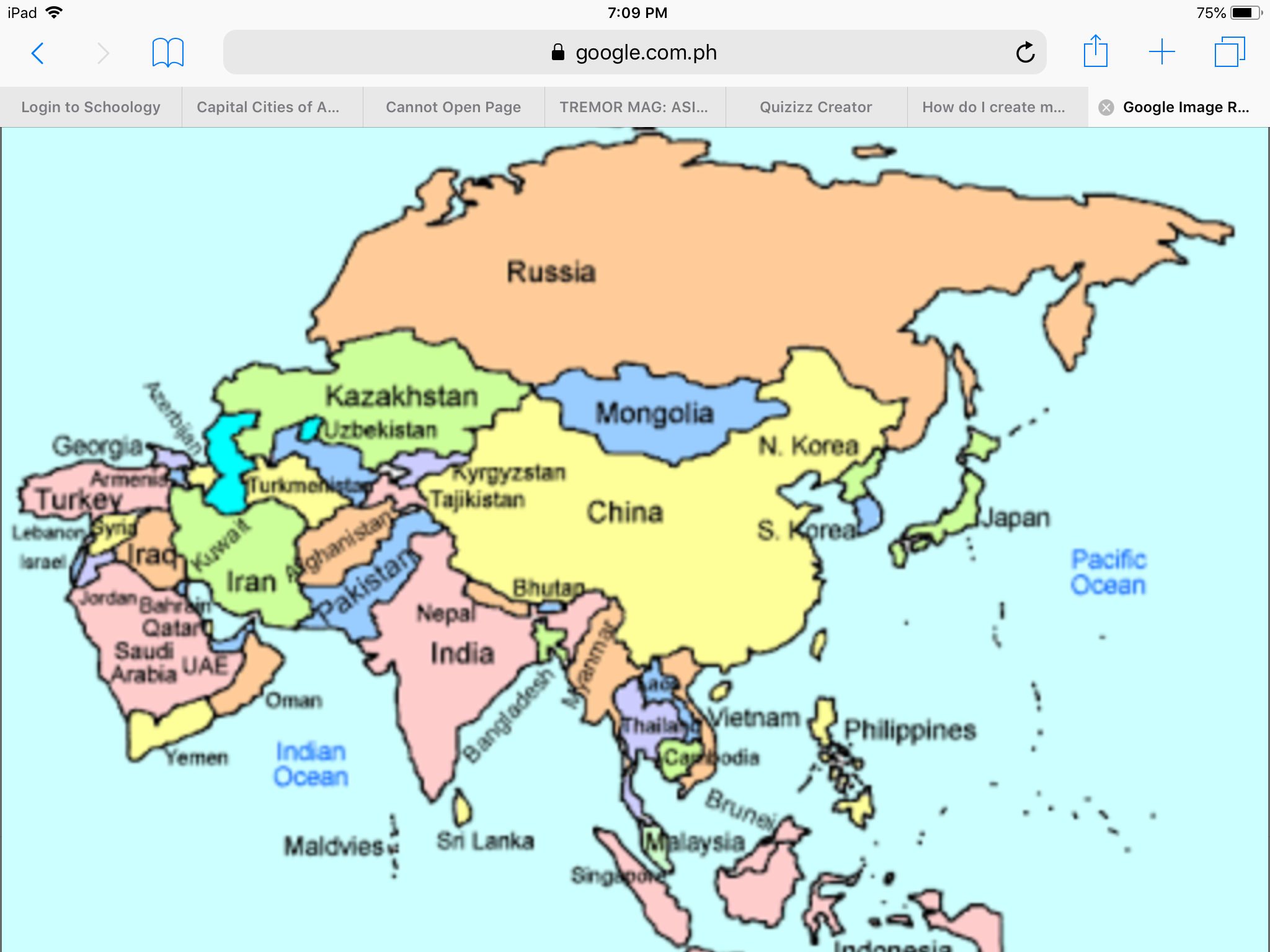 Mapping Of Asia Region Asian History Quiz Quizizz