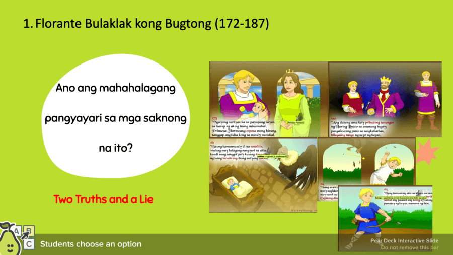 Florante At Laura Saknong Quizizz