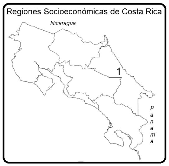 Regiones Socioeconómicas de Costa Rica Quizizz