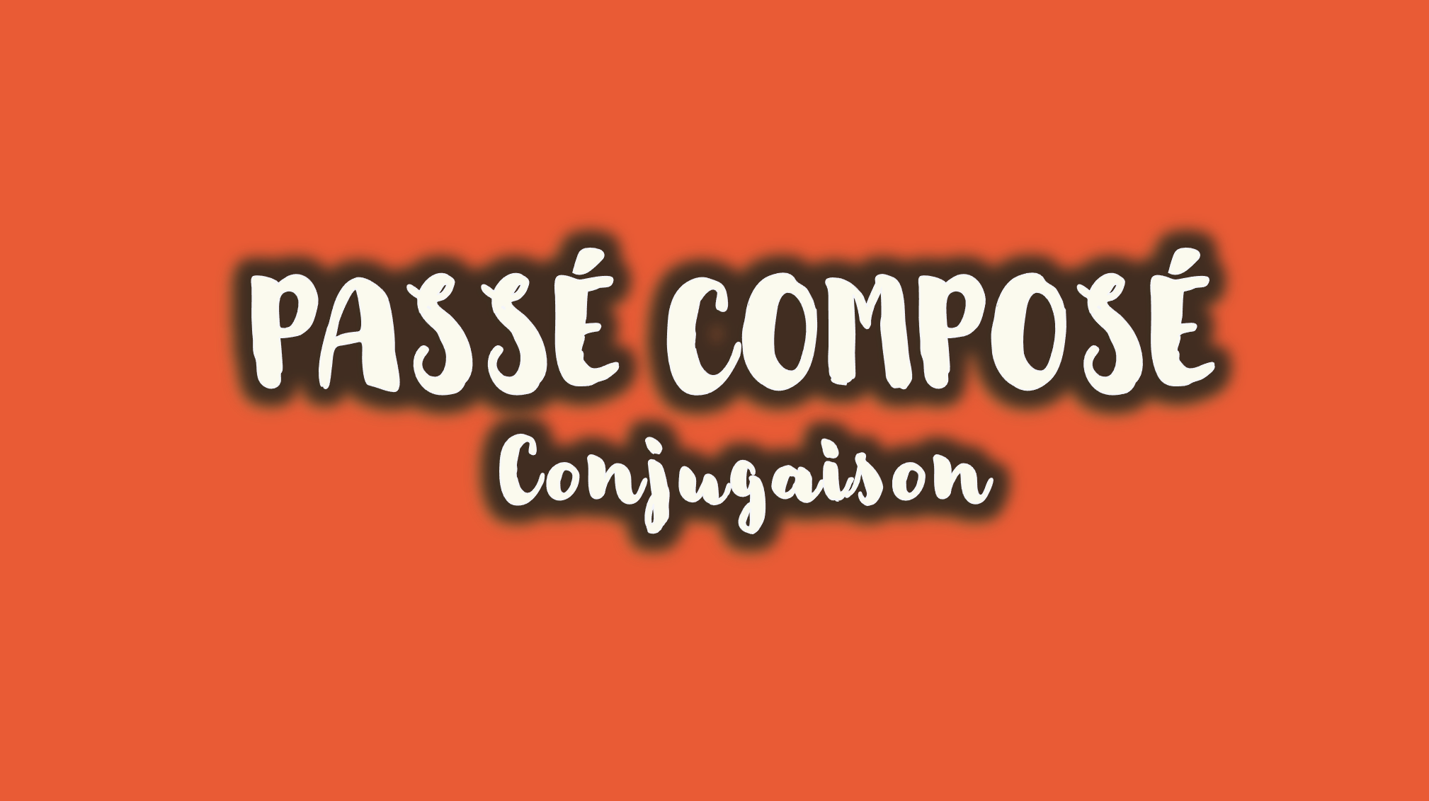 PASSÉ COMPOSÉ Conjuguez Quizizz