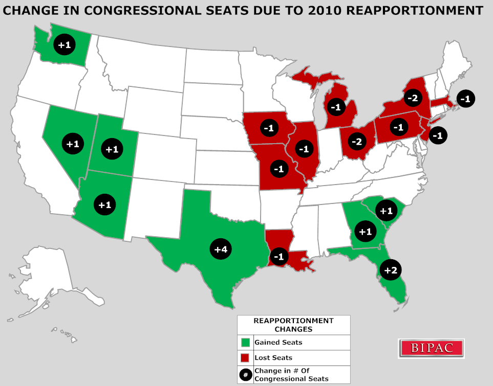 Political organization. List of United States Congressional Districts.