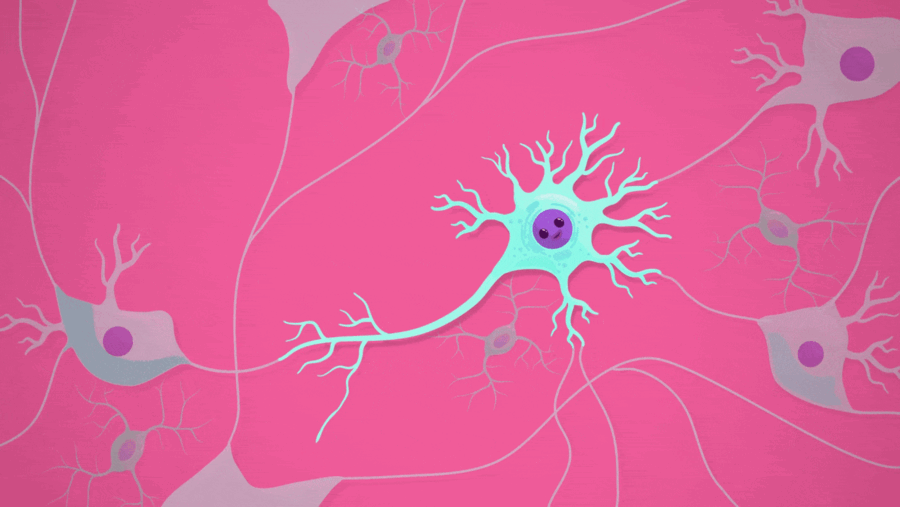 Импульс мозг аксон. Нервная ткань синапс. Мультяшные нервные клетки. Уменьшение нервных клеток. Нервные клетки фон.