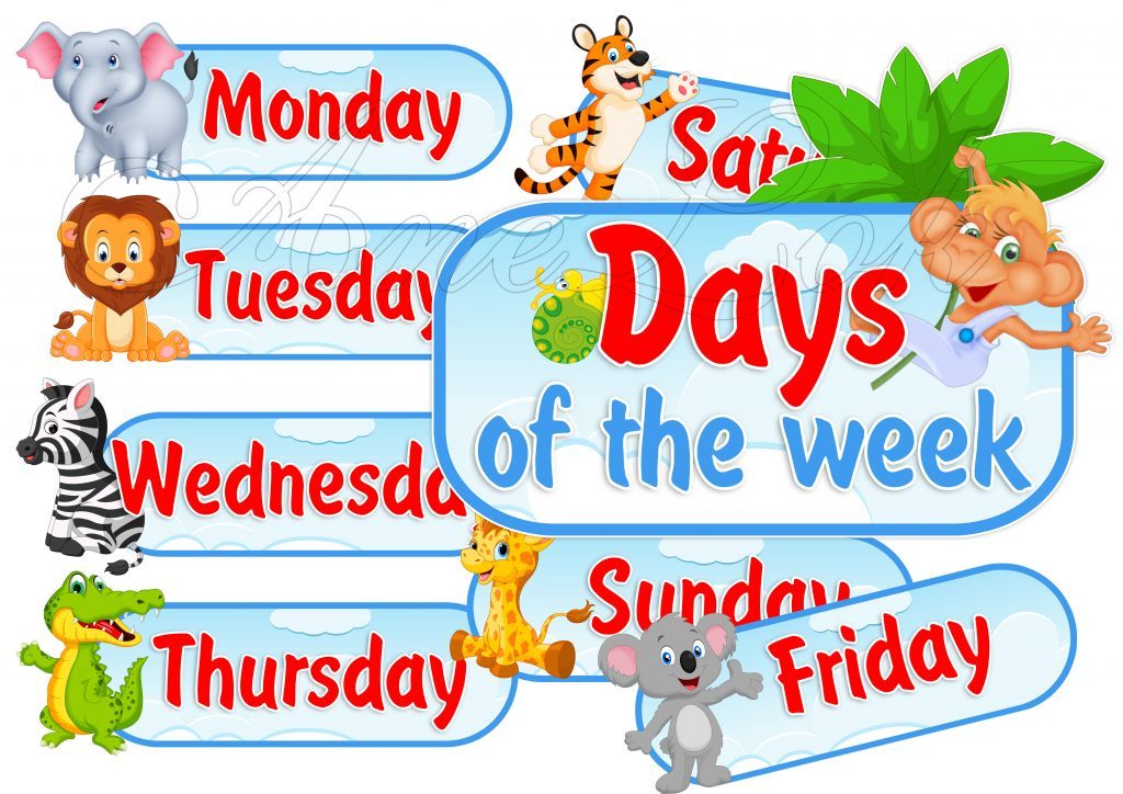 Days of the week презентация 3 класс