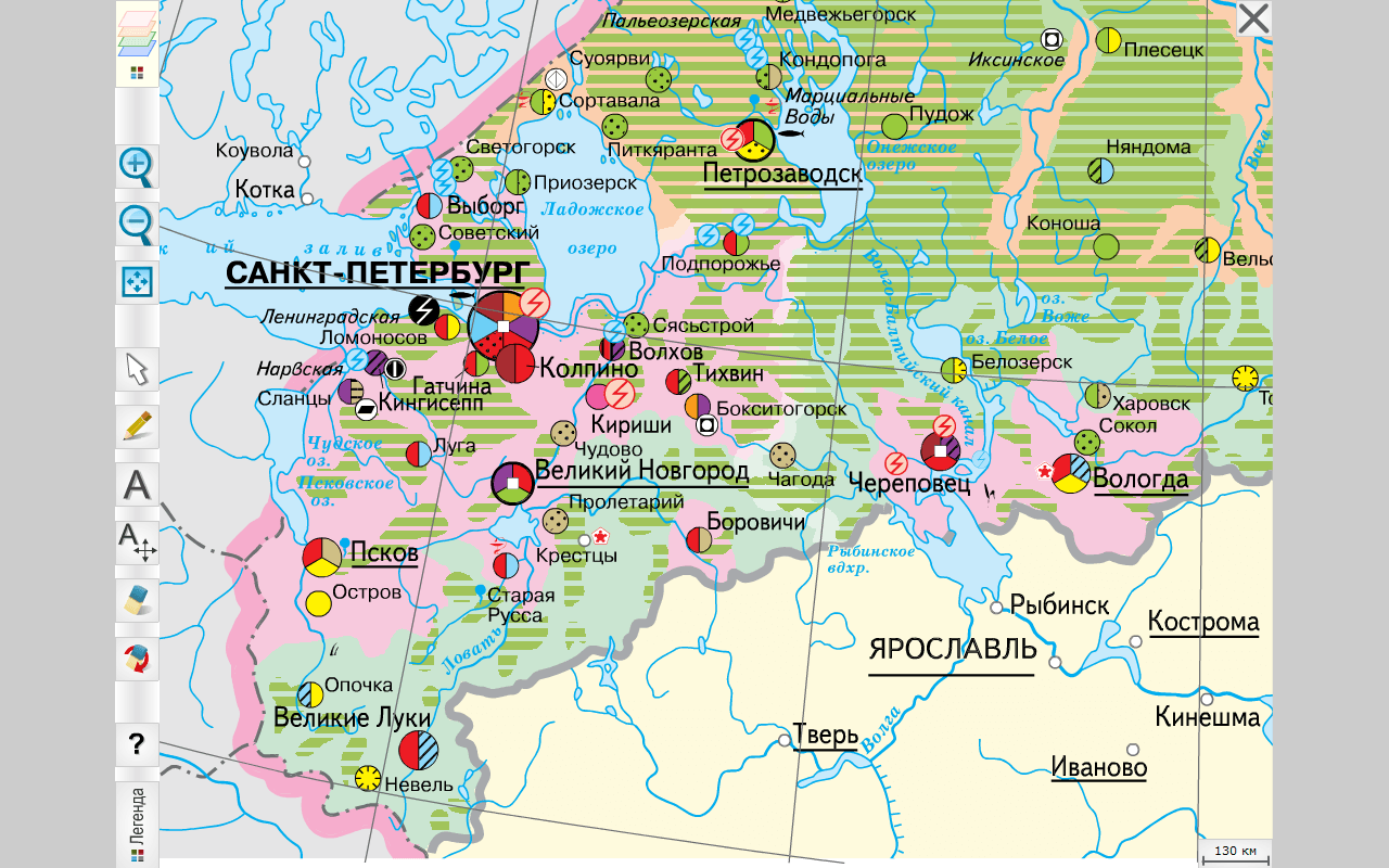 Отрасли промышленности европейского северо