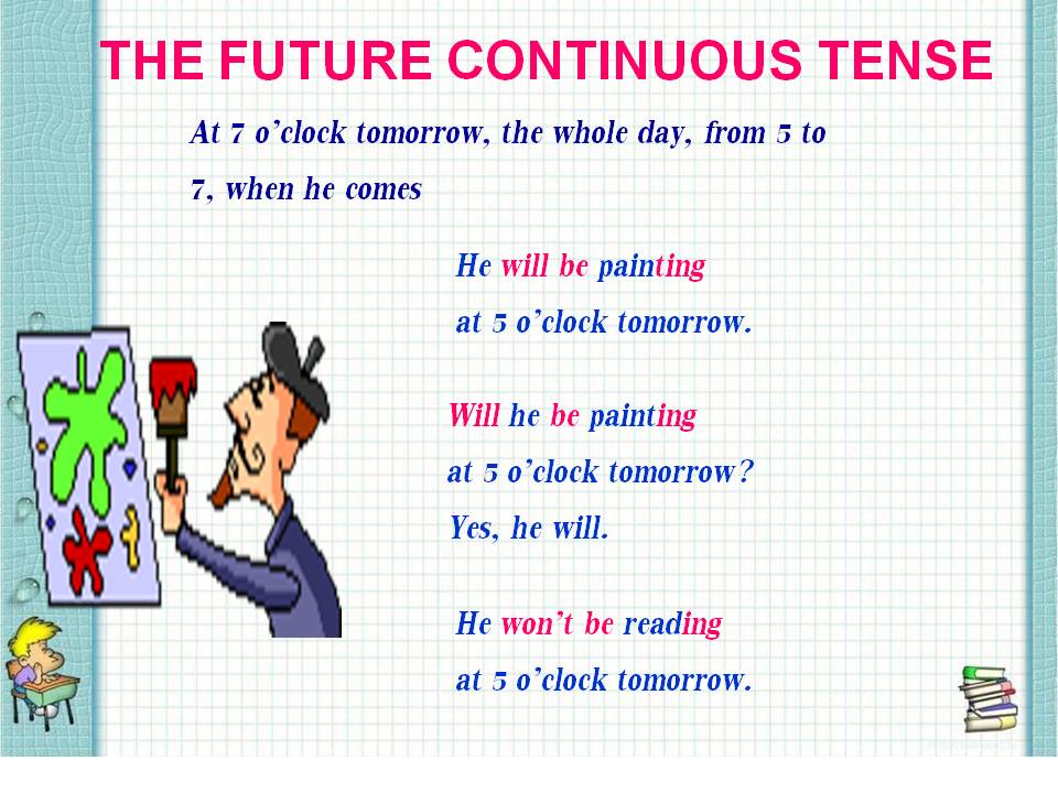 Future continuous tense