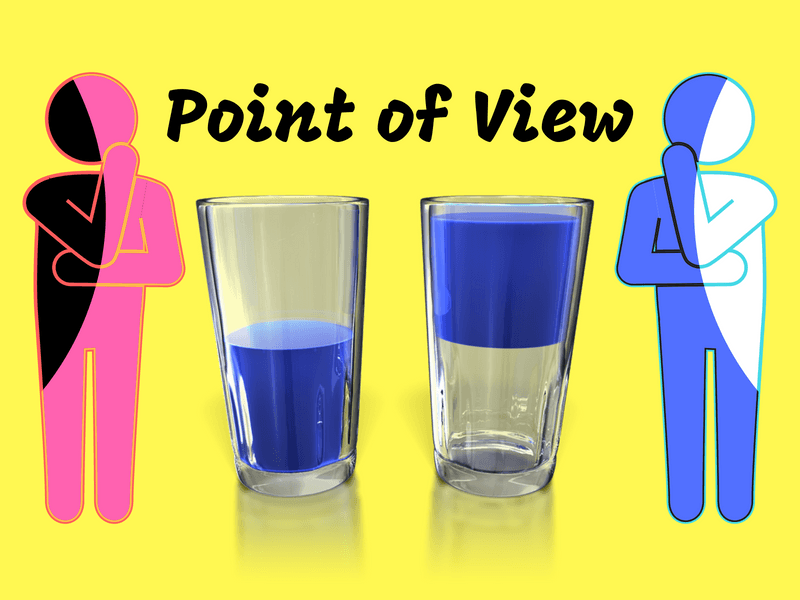 Point of view. A point of view. The author’s point of view. Point of view in Literature. Personal point of view.