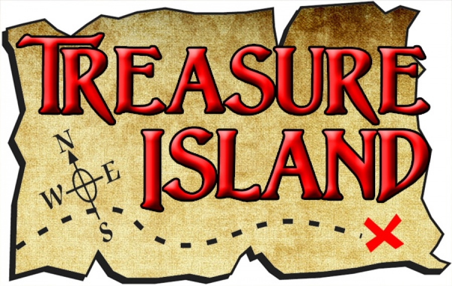 Клад на английском. Надпись Treasure Island. Остров сокровищ надпись. Остров сокровищ вывеска. Treasure логотип группы.