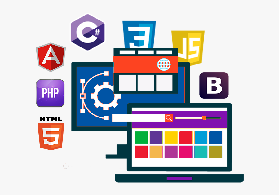 Frontend apps. Website Development. Developer logo. Frontend and backend logo. Web program Tasarimcisi.