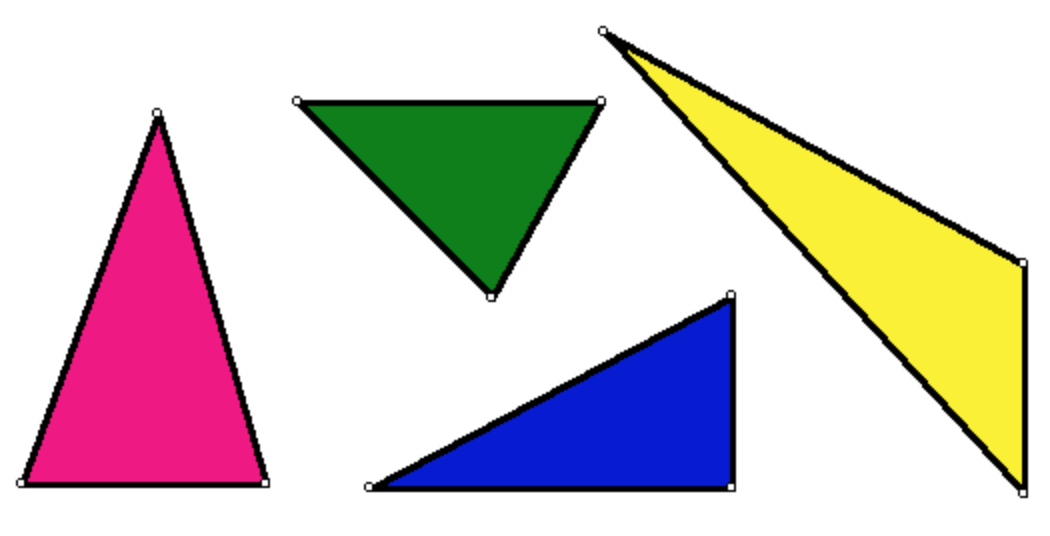 Треугольник формы c. Разные геометрические фигуры. Треугольные фигуры. Треугольники разного размера и цвета. Геометрические фигуры цветные.