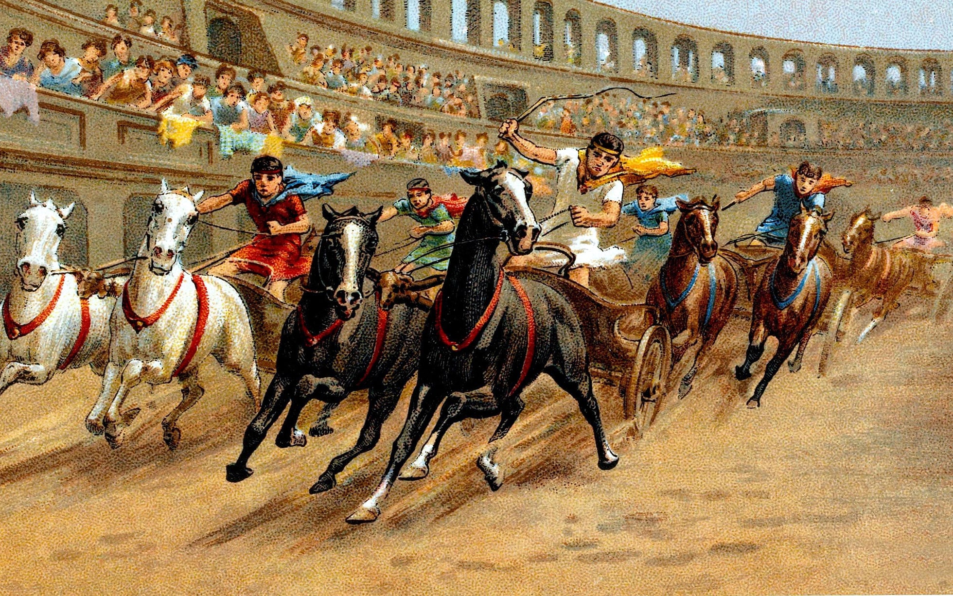 Гонки на колесницах в древнем Риме