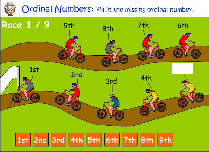 Ordinal numbers. Games for Ordinal numbers. Ordinal numbers 1-10. Ordinal Numerals online game.