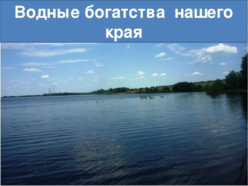 Водные богатства проект