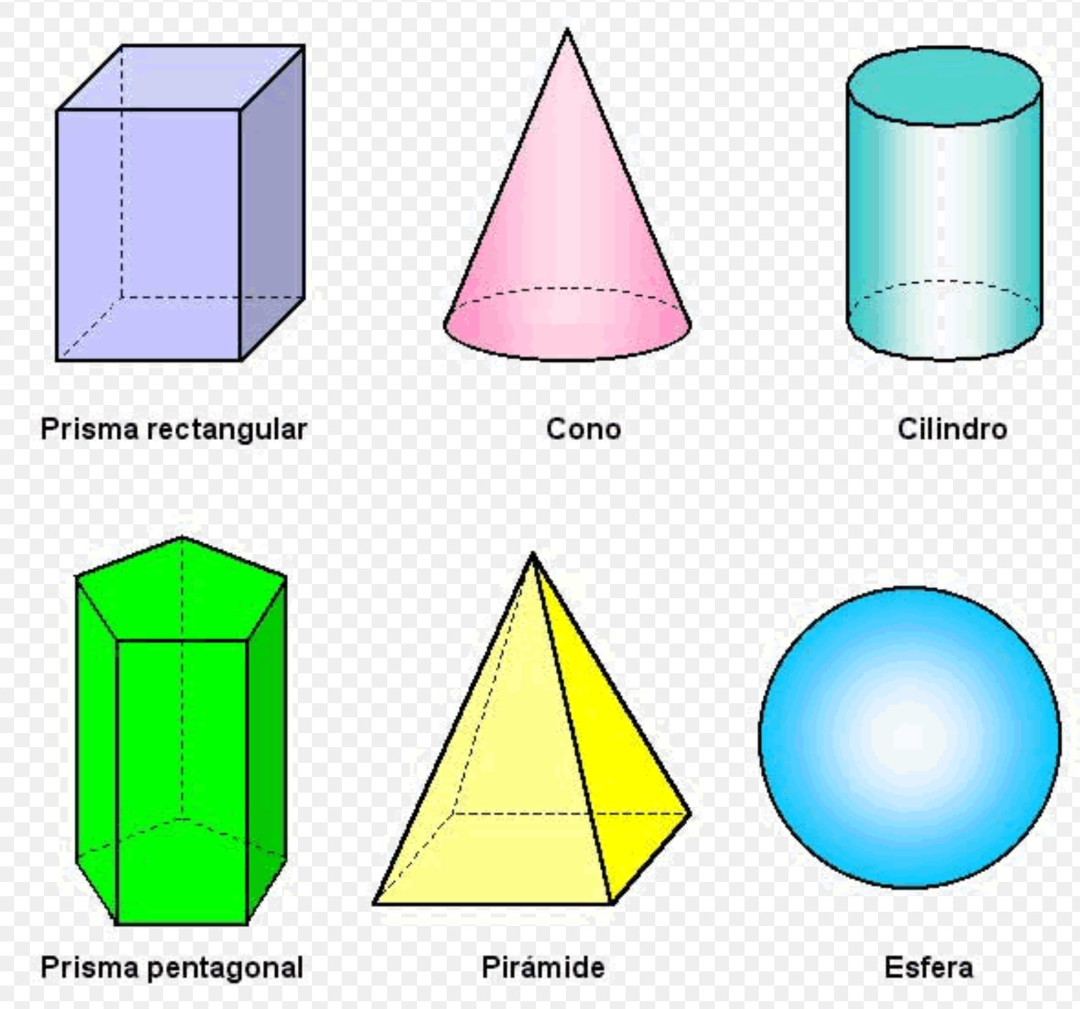 Геометрические фигуры для детей Призма