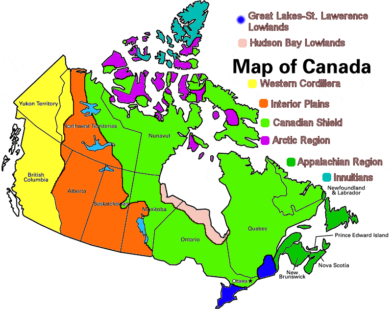 This region. The Appalachian Region Канада. Canada Regions Map. Канадский щит на карте. Yukon Canada Map.