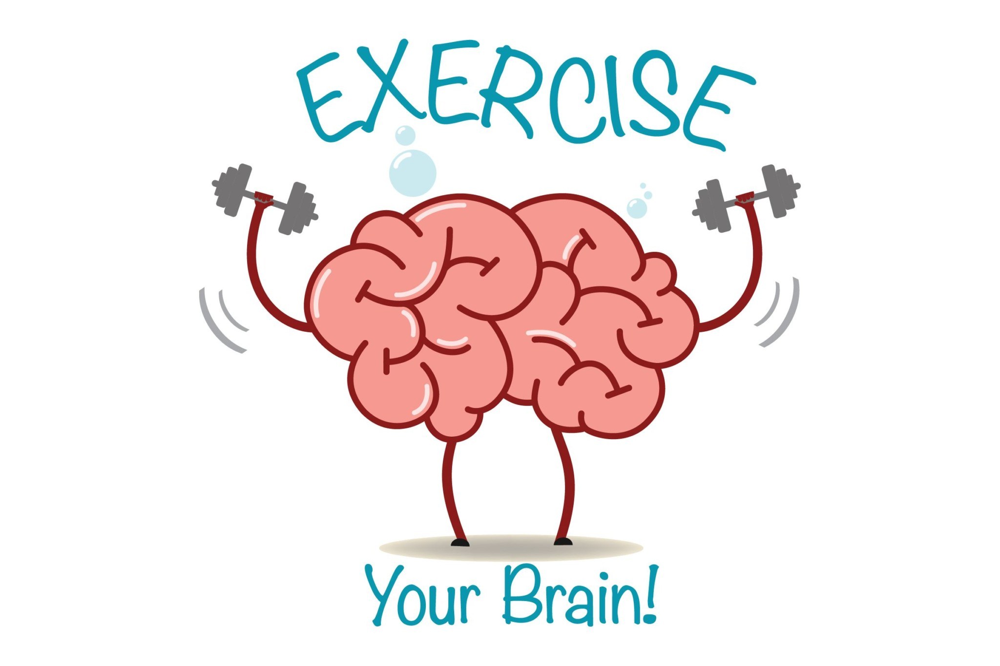 Повторить мозг. Брейн фитнес. Умный мозг. Мозг мультяшный. Exercise your Brain.