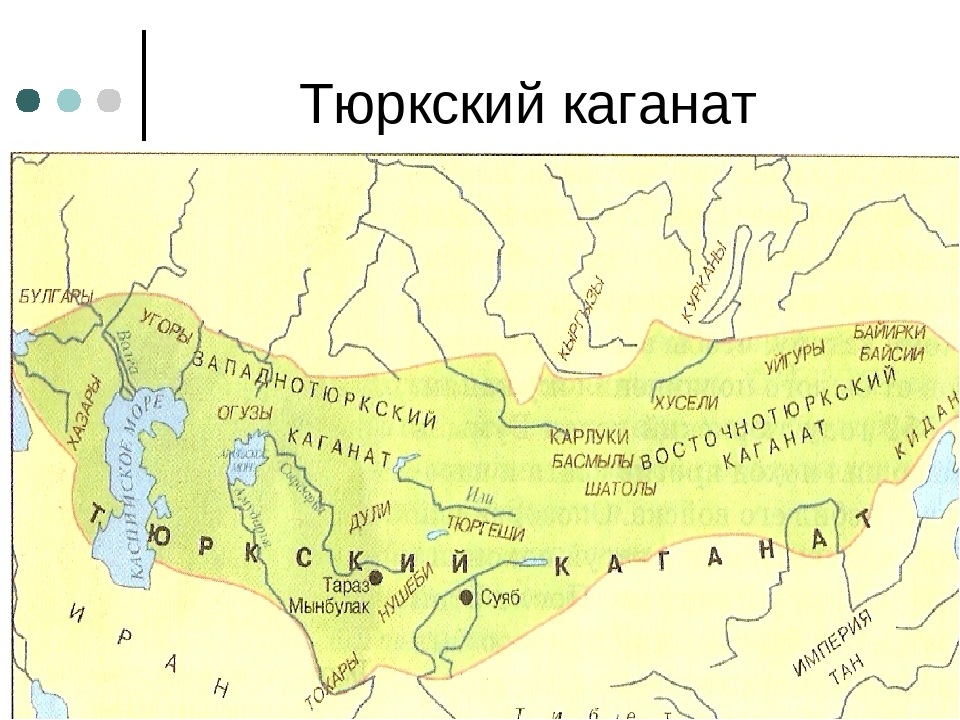 Карта древнего казахстана с племенами