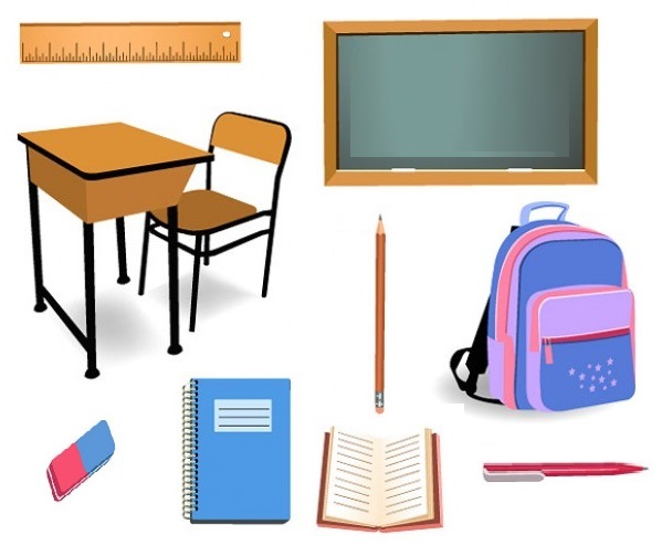 Презентация school objects