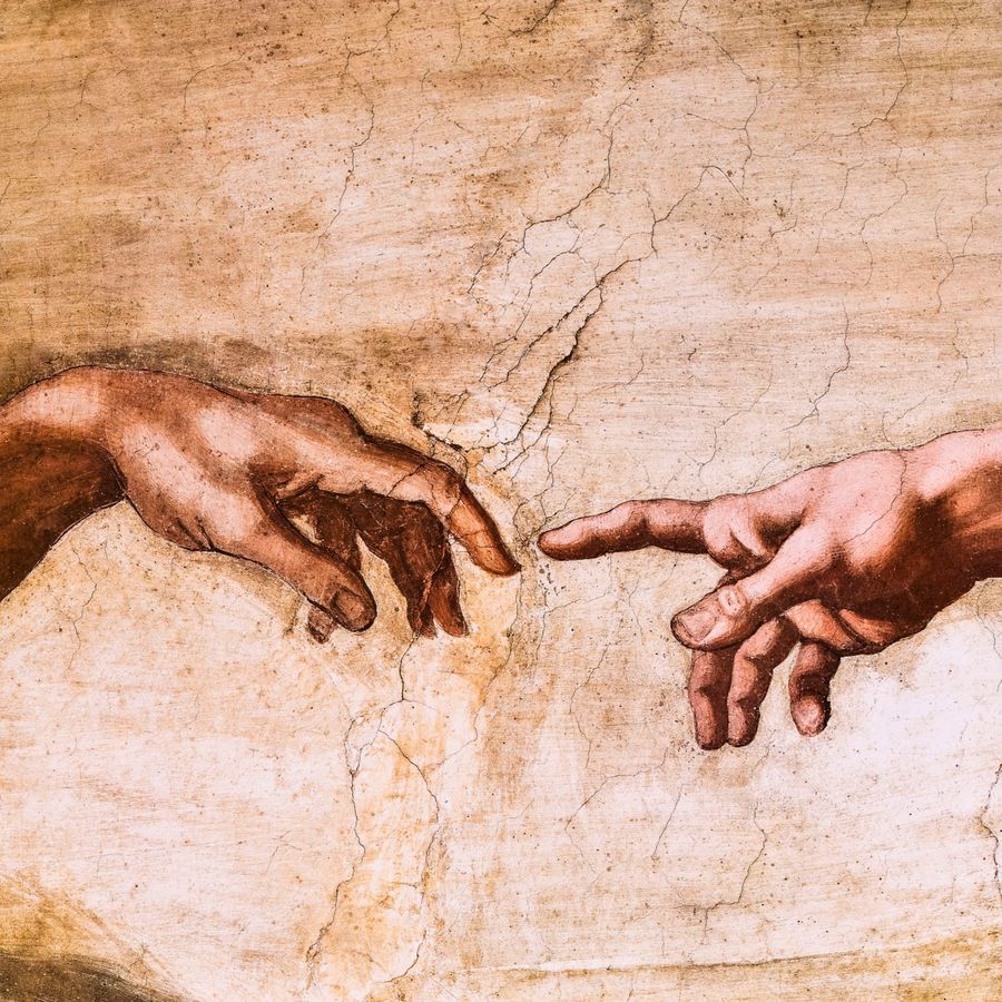 Микеланджело Буонарроти рождение Адама