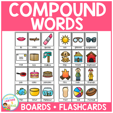 Compound words. Compound Words Flashcards. Compound Words Boarded-. Compound Words games for Kids. Flash Card Board на английском.