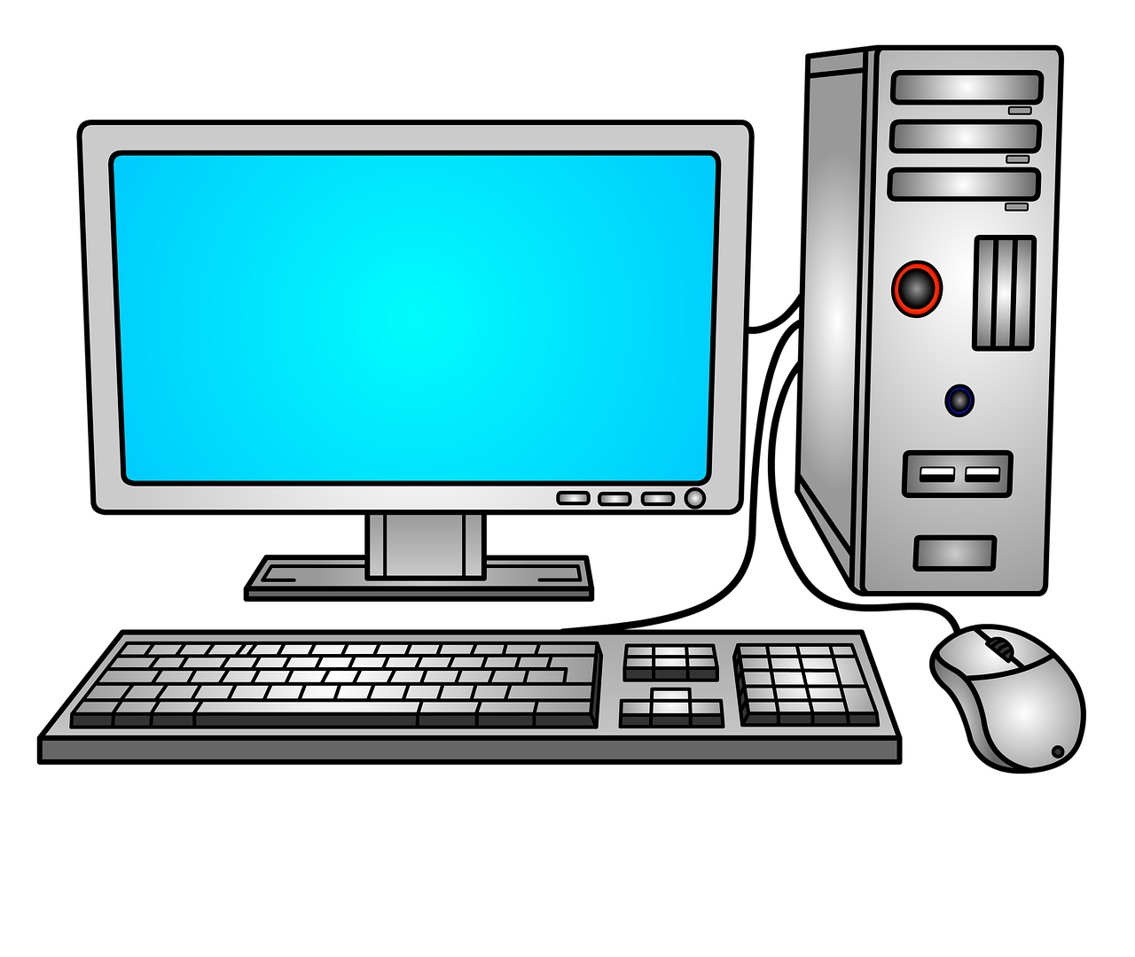 Computer com. Персональный компьютер. Векторное изображение компьютера. Компьютер иллюстрация. Компьютер клипарт.