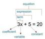 Linear Expressions Vocabulary