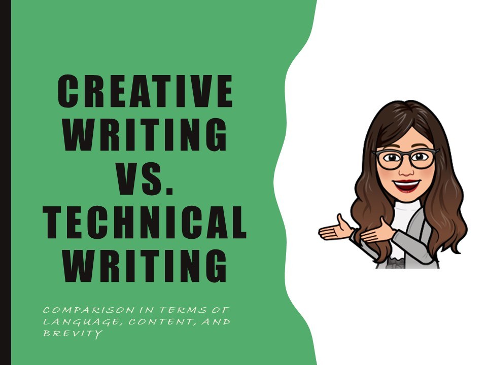 creative writing vs technical writing quiz