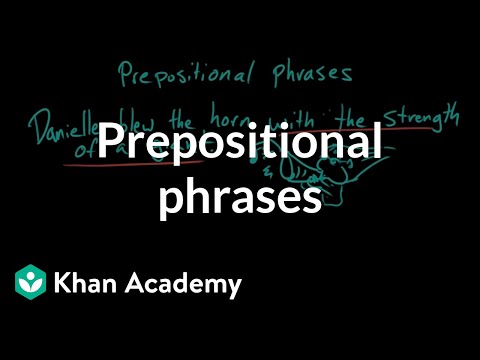 Prepositional Phrases - Class 10 - Quizizz
