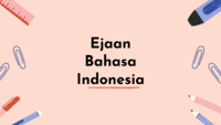 Ejaan Bahasa Indonesia