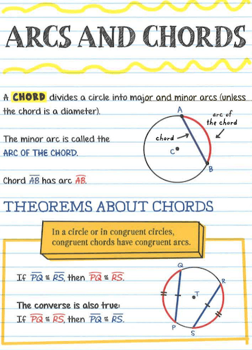 Arcs Chords problems answers for quizzes and worksheets Quizizz
