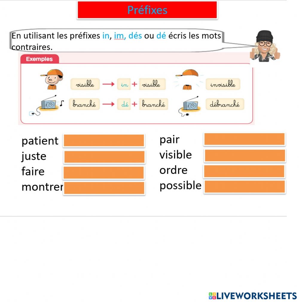 Prefixos Flashcards - Questionário