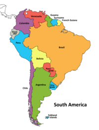 countries in south america - Year 12 - Quizizz