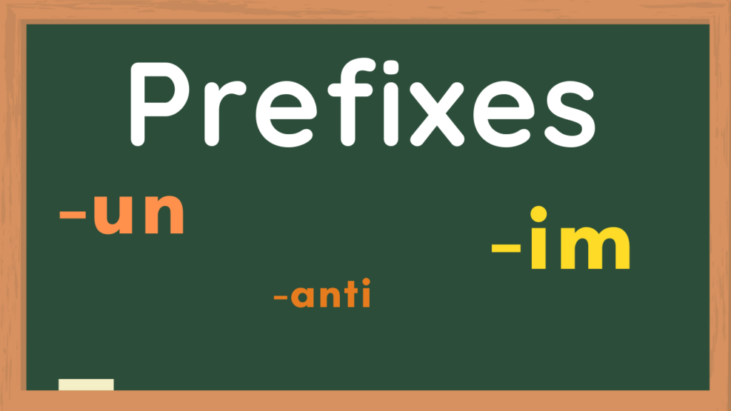 Prefixes - Class 4 - Quizizz