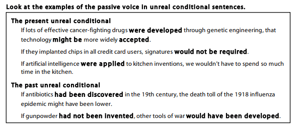 pasive voice unreal conditional | 95 plays | Quizizz