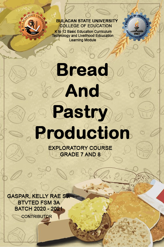 Grade 7 And 8-TLE-Bread And Pastry Production | Quizizz