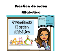 Ordem alfabética - Série 1 - Questionário