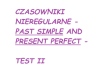 Czas do najbliższych pięciu minut - Klasa 5 - Quiz