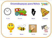 Onomatopeya Tarjetas didácticas - Quizizz