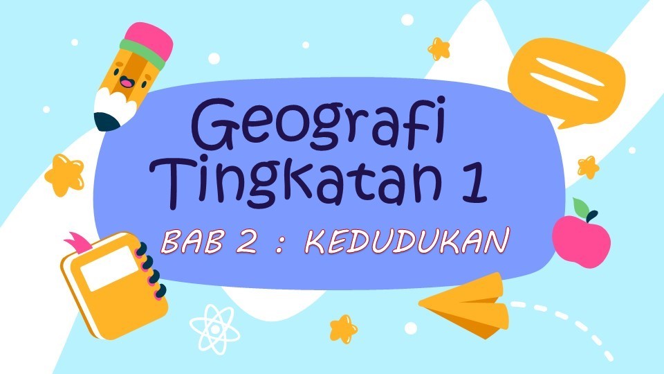 Geografi Tingkatan 1 Bab 2 : Kedudukan | 1.8K Plays | Quizizz