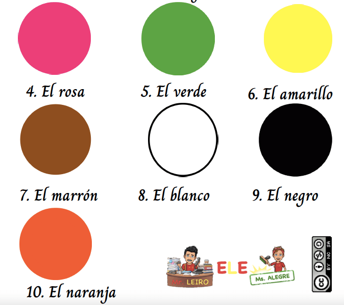 Colores Tarjetas didácticas - Quizizz