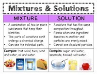 solutions and mixtures - Class 4 - Quizizz