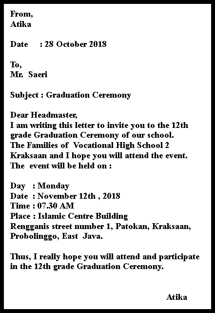 contoh invitation letter