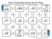 Simplifying Radicals Square Roots Cube Roots Numbers Only