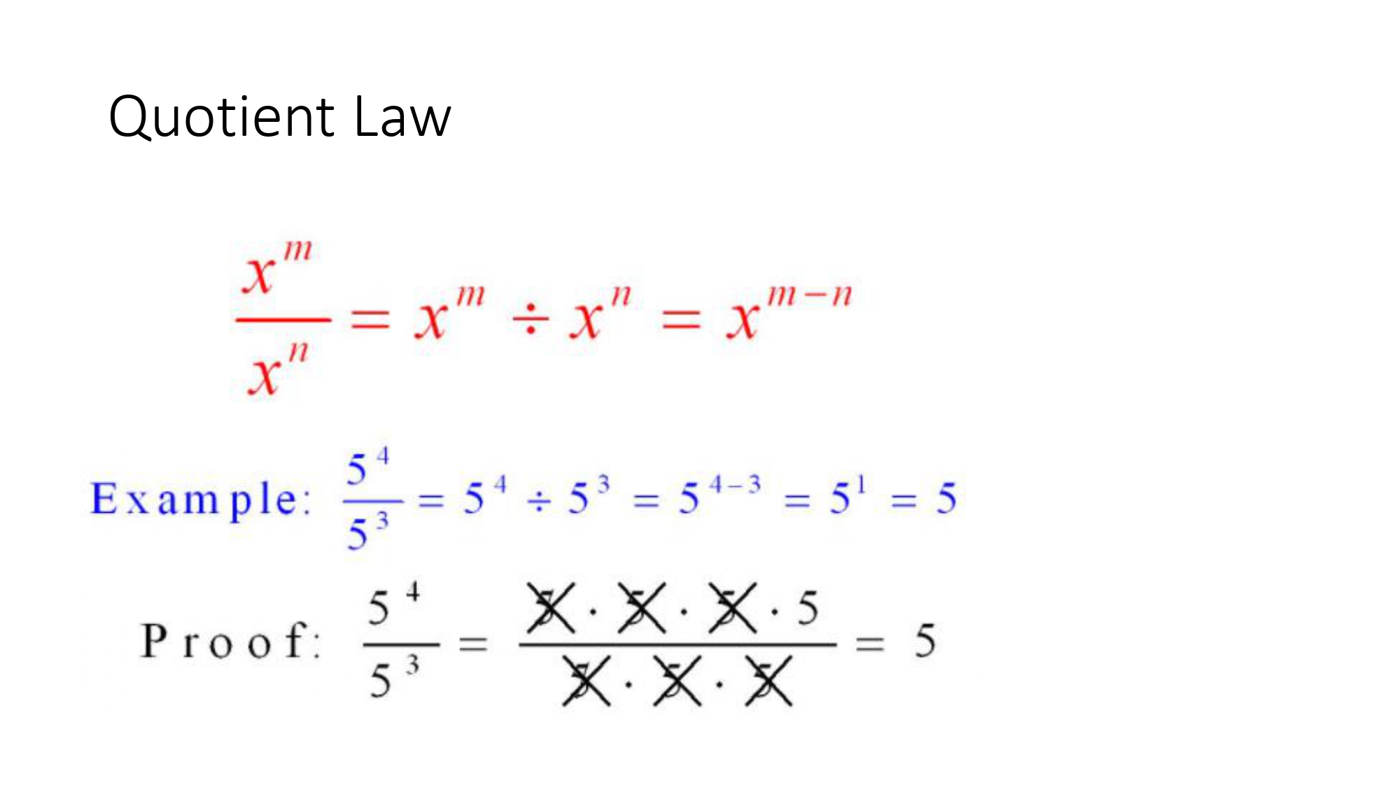 Laws Of Indices Mathematics Quizizz 9244