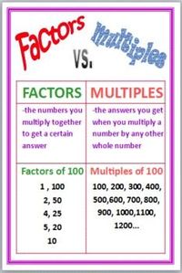 Factors and Multiples - Year 3 - Quizizz