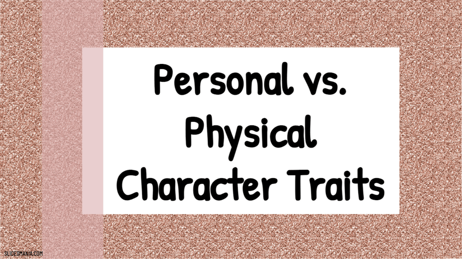 Personal Characteristics  Character trait worksheets, Character