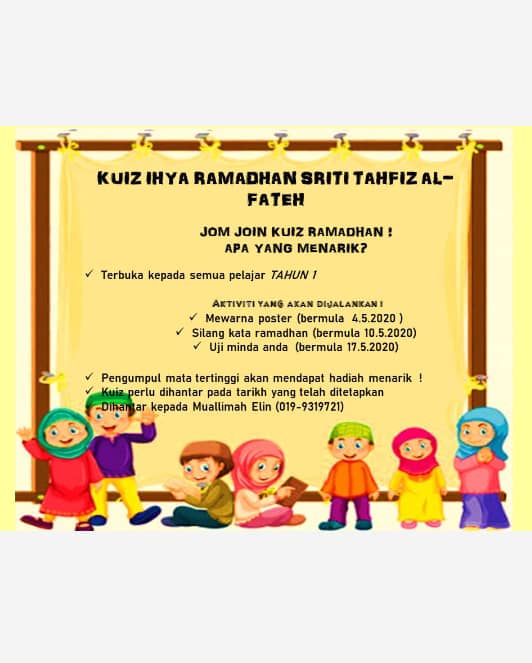Kuiz Ihya Ramadhan Religious Studies Quiz Quizizz