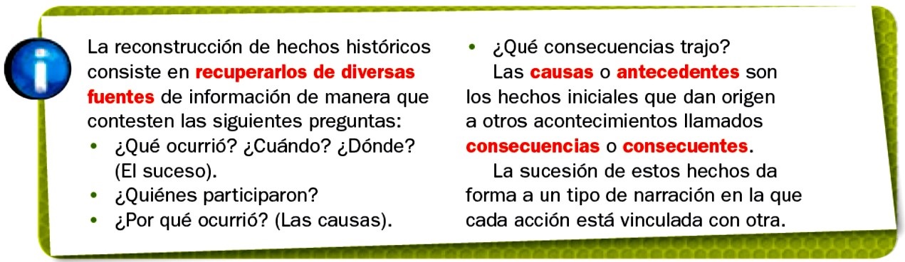 QUINTO GRADO. RELATOS HISTÓRICOS. EJERCICIOS PRIMERA PARTE. Preguntas y  respuestas para cuestionarios y hojas de trabajo - Quizizz
