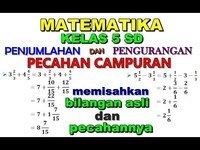 Membagi Pecahan - Kelas 5 - Kuis